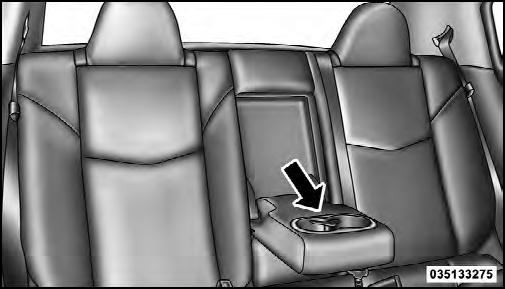 Folding Rear Seat Armrest