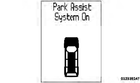 Park Assist System ON