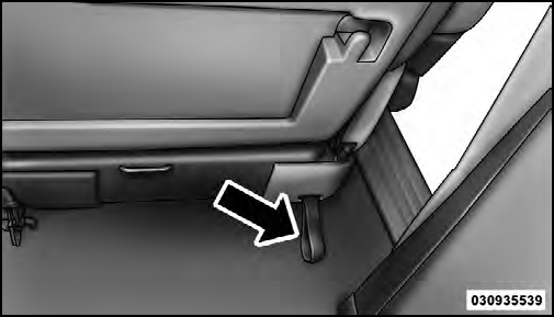 Pull Strap for Third Row Passengers