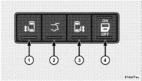 Overhead Console Master Power Switch