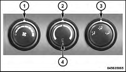 Rear Manual Climate Controls