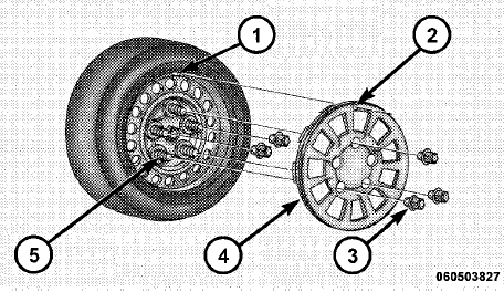 Tire And Wheel Cover Or Center Cap