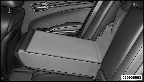 Folded Rear Seatback