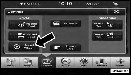 Heated Steering Wheel Soft-Key