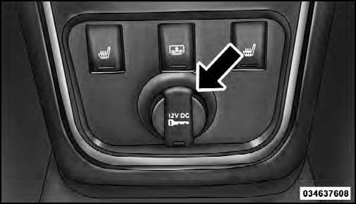 Rear Center Console Power Outlet