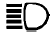 This indicator shows that the high beam headlights